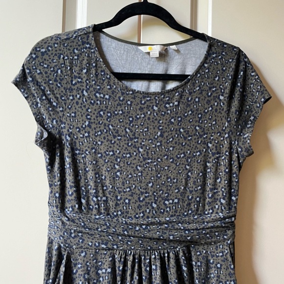 BODEN Leopard print Amelie dress US 8P - Picture 4 of 11